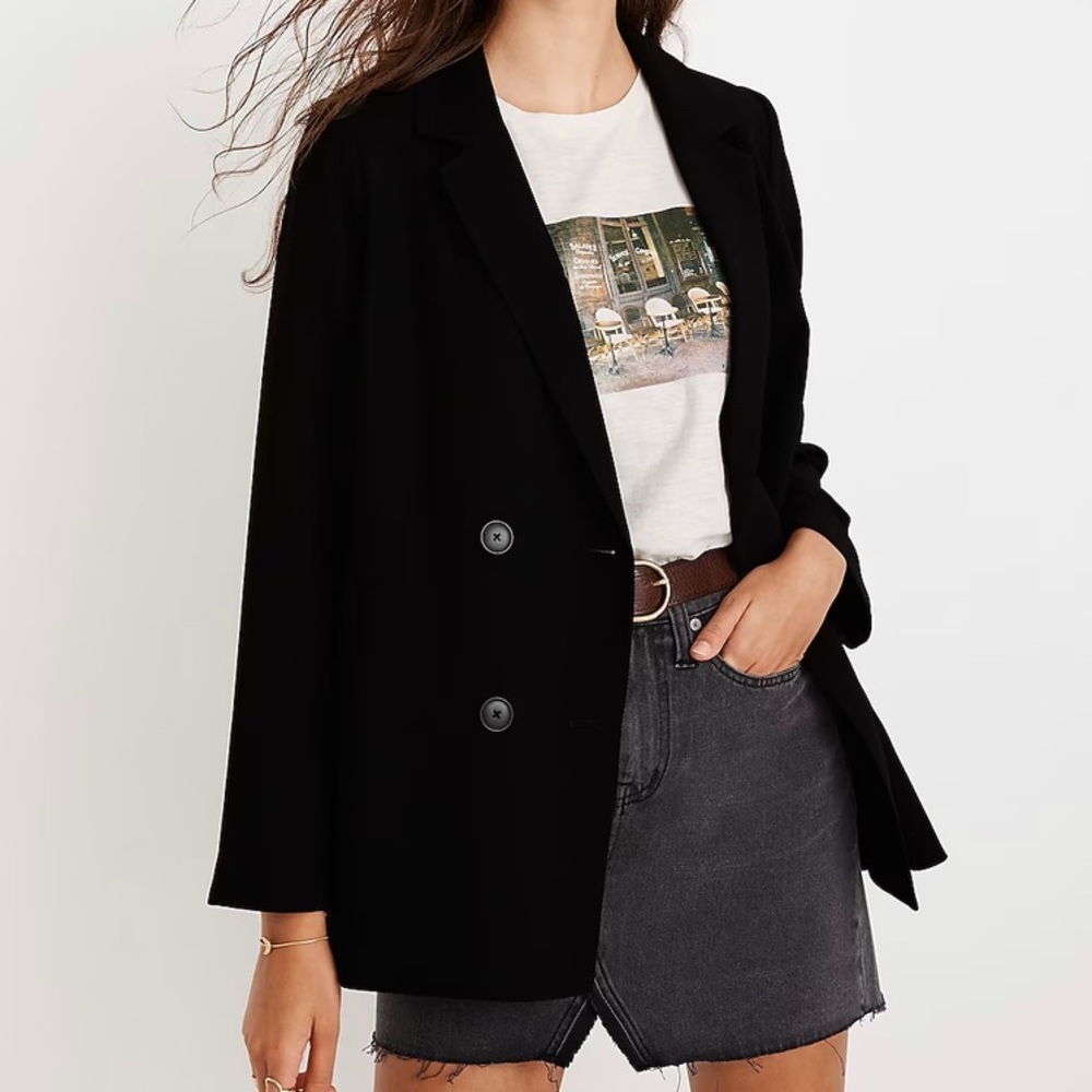 Madewell Caldwell Double-Breasted Blazer